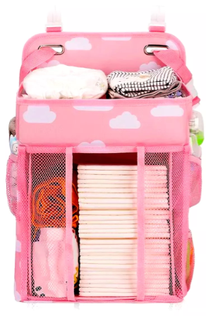 Vista 2 de Organizador de cuna - color: azul